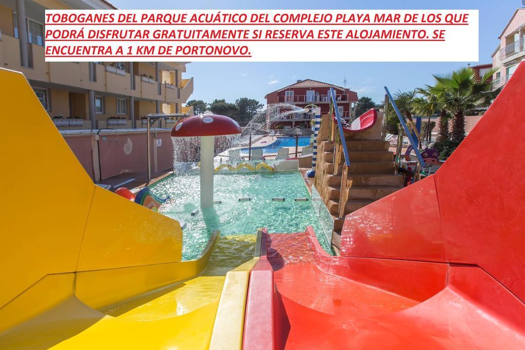 Apartamento Playa Mar Portonovo Centro. Sanxenxo Esterno foto