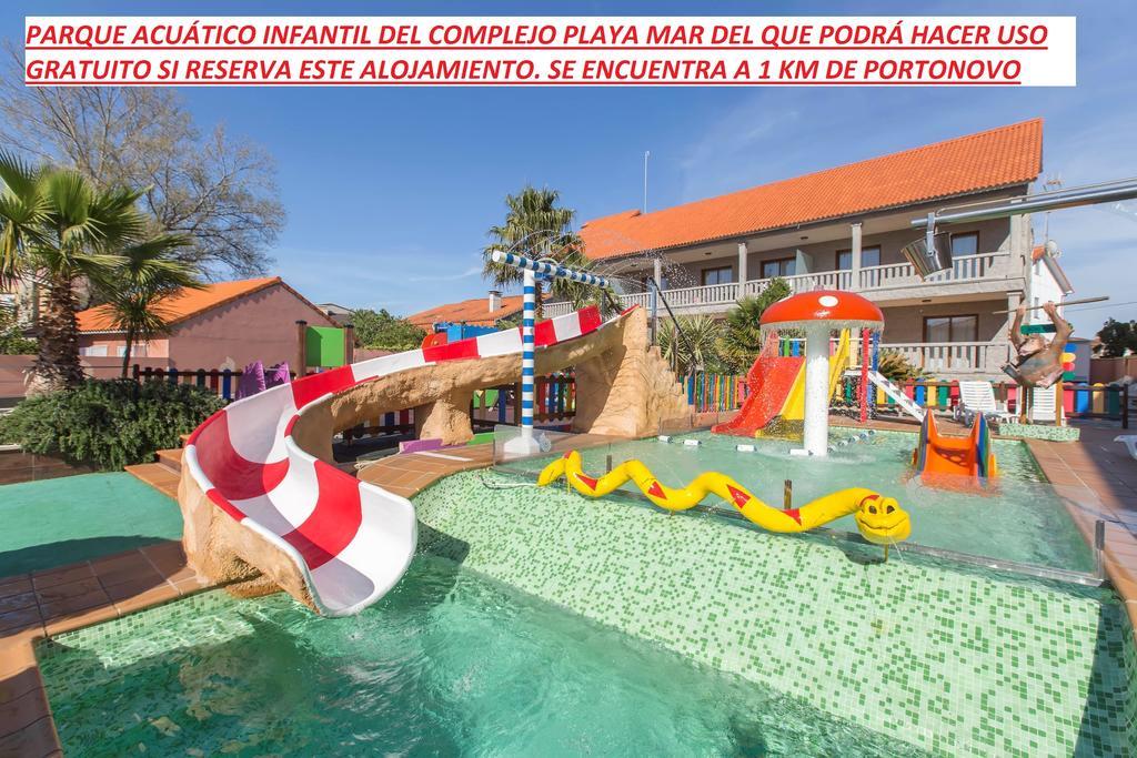 Apartamento Playa Mar Portonovo Centro. Sanxenxo Esterno foto